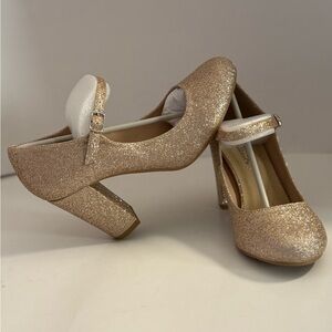 Cityclassified Nola Rose Gold Glitter Pumps New Women’s 8